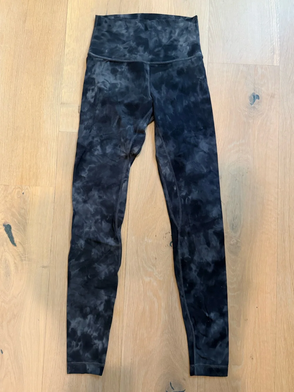 lululemon athletica Black Tie-Dye High-Rise Leggings